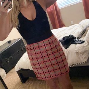 Tweed Anthropologie dress